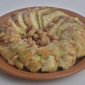 Rosca de chuchu com amendoim
