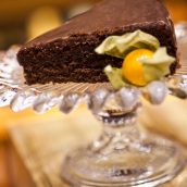 Bolo de chocolate com vinho
