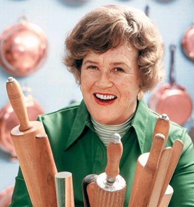 Julia Child e o bom humor na cozinha