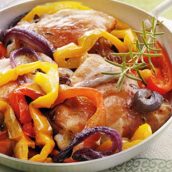 Sobrecoxa com ervas