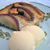 Torta de maçã e caramelo