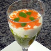 Camarão caprese