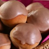 Pãezinhos doces de chocolate