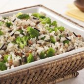 Arroz 7 grãos com brócolis