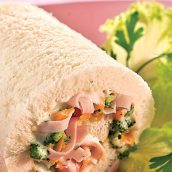 Wrap refrescante com chester defumado