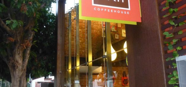 O café do Amika Coffeehouse