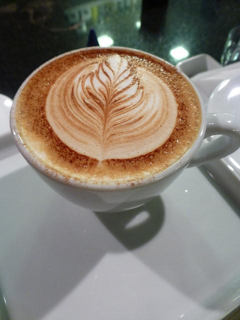 Sabor do café no Amika Coffehouse