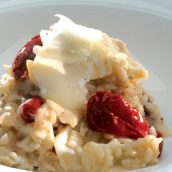 Risotto de Bacalhau e Tomate Seco