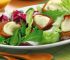 Salada Verde ao Molho Francês com Torradas Gratinadas