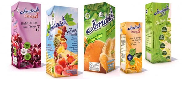 Jandaia muda embalagens do Suco e Chá Verde e adiciona Tecnologia às Embalagens