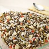 Arroz Selvagem de Bacalhau