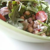 Saladinha de atum e grão