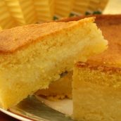 Bolo cremoso de fubá