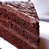 Bolo nega maluca de micro-ondas