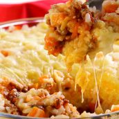 Arroz de forno com carne
