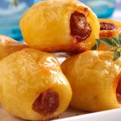 Batata assada com bacon