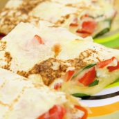 Enrolado de quatro queijos