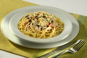 Spaghetti ao Molho de Strogonoff