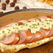 Baguete Frankfurt ao Molho de Fondue