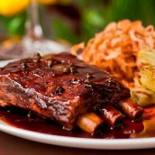 Costelinha de porco agridoce