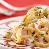 Talharim ao leite de coco