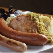 Kasseler com batatas