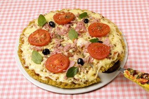 Pizza de Mussarela com Presunto