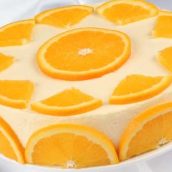 Bavaroise ao creme de iogurte e mel