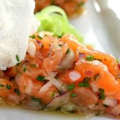 Ceviche de salmão