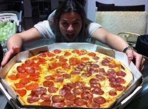 Pizza Gigante da Master Pizza (Divulgação/Facebook)