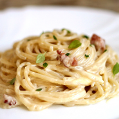 Espaguete à carbonara
