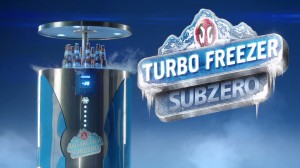 Turbo Freezer Sub Zero, lançamento da Antactica, marca da AMBEV (Divulgação)