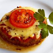 Hambúrguer à parmegiana