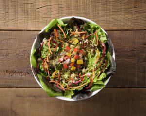 Salada Vegetariana é uma das novidades da Salad