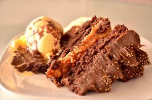 Brownie + sorvete = perfeição!