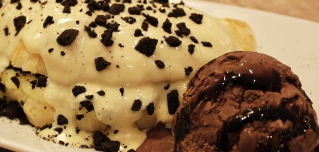 Guloseimas de hoje: sonhos, croissant recheado e gelato de brownie