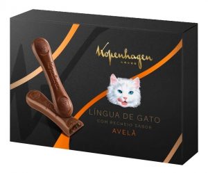 Chocolate língua de gato