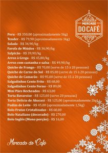 Tabela de Precos Mercado do Cafe