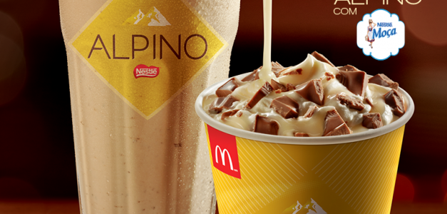 McDonald’s lança McShake Alpino e McFlurry Alpino com Leite Moça