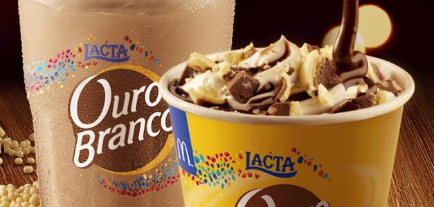 McDonald’s lança McFlurry e McShhake de bombom Ouro Branco