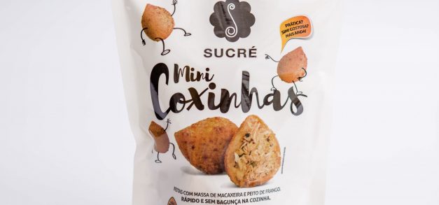 Mini coxinhas da Sucré Patisserie são comercializadas no Pinheiro Supermercado