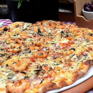 Pizza de camarão da Vignoli