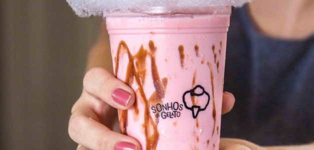 Sonhos di Gelato une algodão-doce a sorvete em Fortaleza